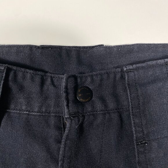 Moutain Research Canvas Cargo Half Pants Black men's size JPN L / 32x14.5 - Picture 3 of 8